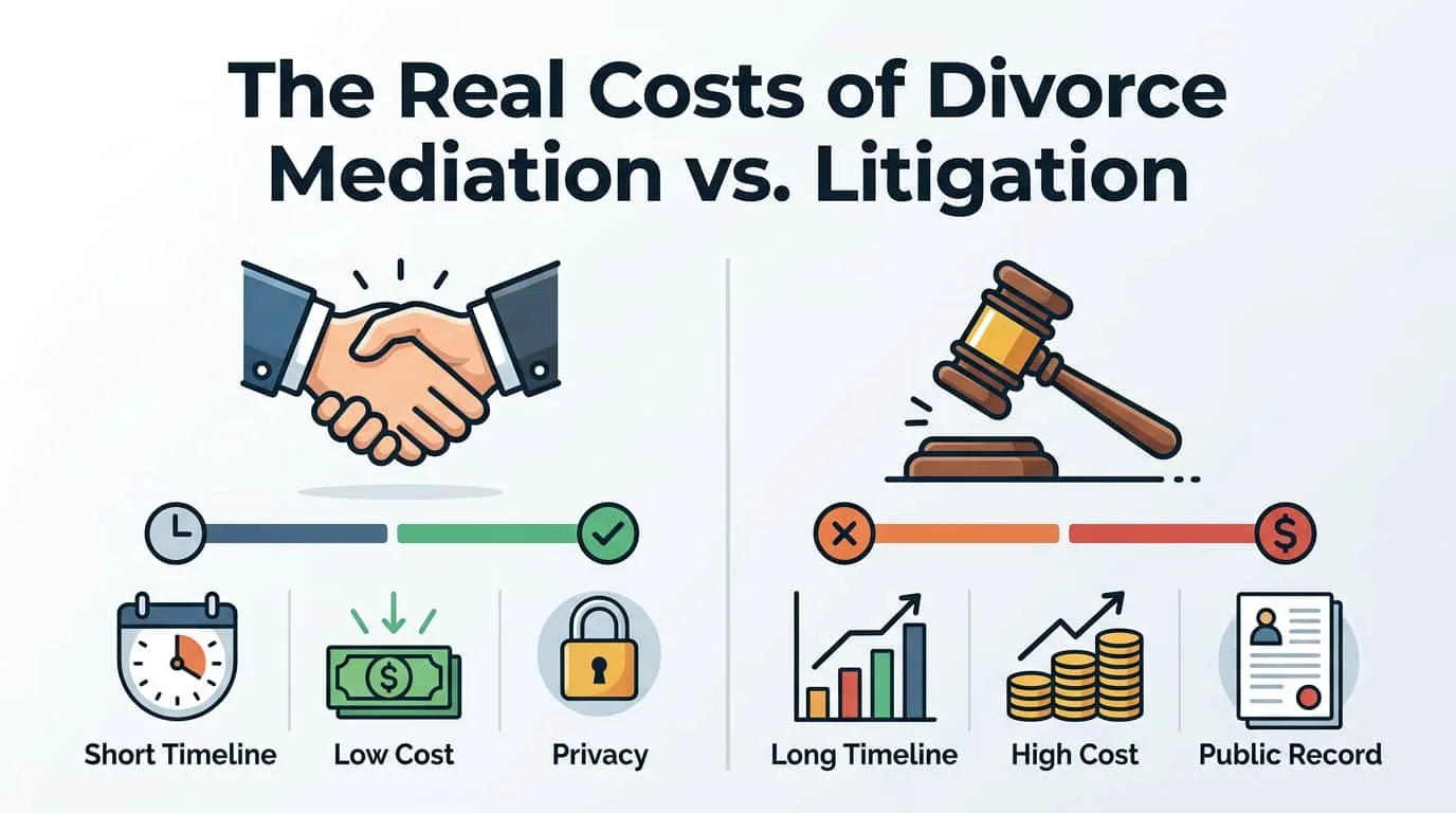 Divorce Mediation vs. Litigation Costs in Winter Park, FL